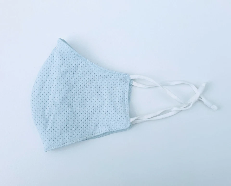 1/2/3pcs Double Layered Reversible Face Mask For Adult Silk Cotton Mesh Washable - Image 3 of 4