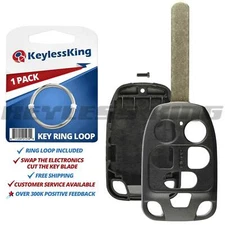 New Remote Key Keyless Fob Replacement Case Uncut Blade Blank Shell 6 Button Van
