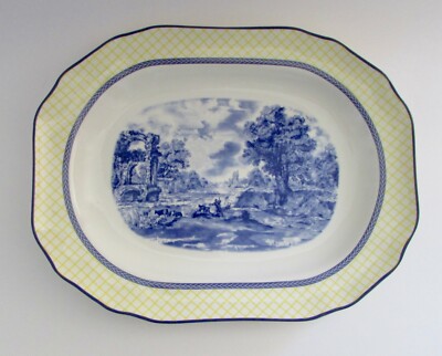 SPODE Giallo 14'' Serving Platter/ Wall Decor NWT