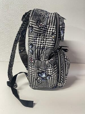 Vera Bradley Bedford Plaid Floral Performance Twill Backpack  display picture 2