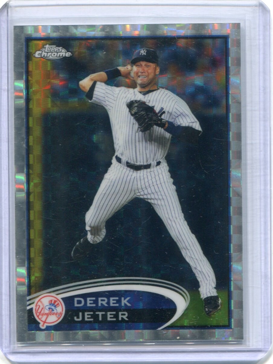 2012 Topps Chrome - DEREK JETER - Xfractor Parallel #84 - NEW YORK YANKEES