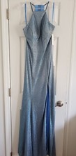 Sparkly Blue Prom Dress - Size 6 - New with Tags