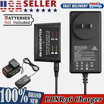 40V MAX Charger Black Decker Lithium Battery LCS36 LCS40 LBXR36 Battery LBX2040