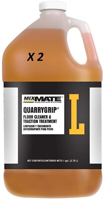 Mixmate Quarry Grip Floor Cleaner and Traction Treatment 1 Gallon - 2/ Case