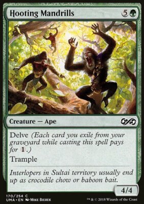 Magic the Gathering MTG Hooting Mandrills (170) Ultimate Masters   LP