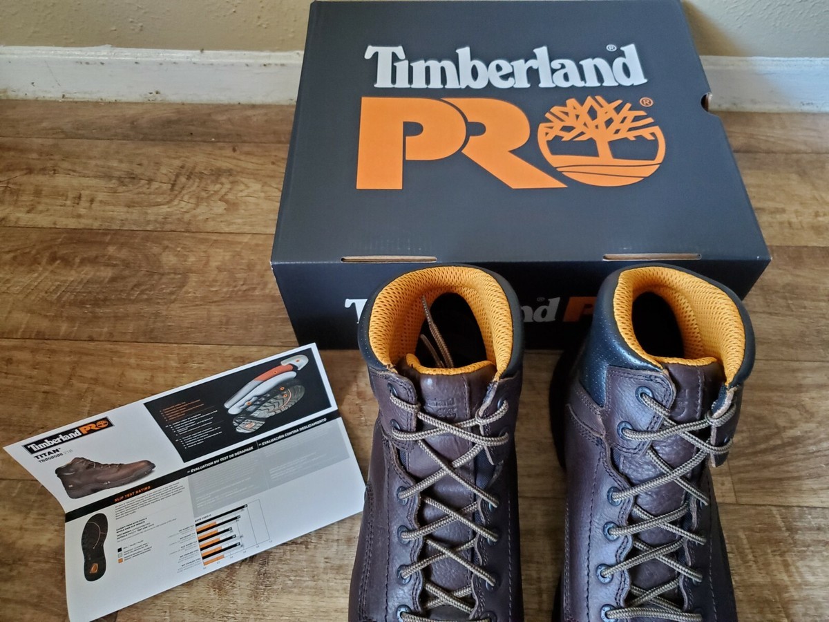 NWB Timberland PRO TM50507 Black, Men\'s, TiTAN Comp Toe, EH, 6” Work Boot 10.5 Men main image 2