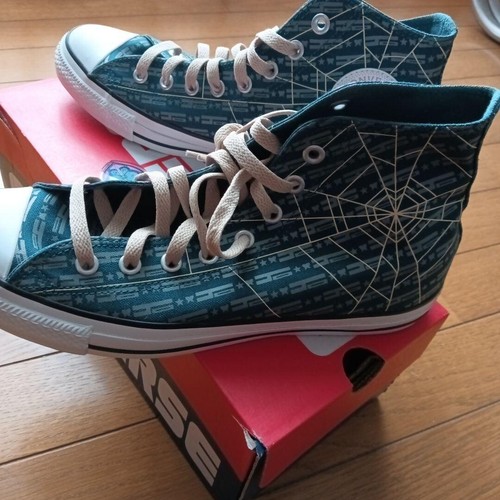 Converse x JoJo ALL STAR HI "JOLYNE CUJOH" Stone Ocean US9.5 w/Charm + Box VG - Picture 3 of 9