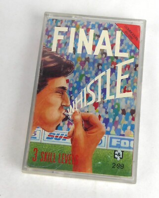 Commodore 64 C64 Spiel --  FINAL WHISTLE (E&J Soft) -- Tape