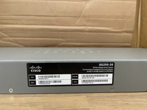 Cisco SG250-26 with Brackets Cisco 26-Port Gigabit Smart Switch with Brackets - Afbeelding 3 van 10