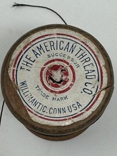 wooden spool lot 20 Variety Belding Coats  Clarks American Thread Co Star