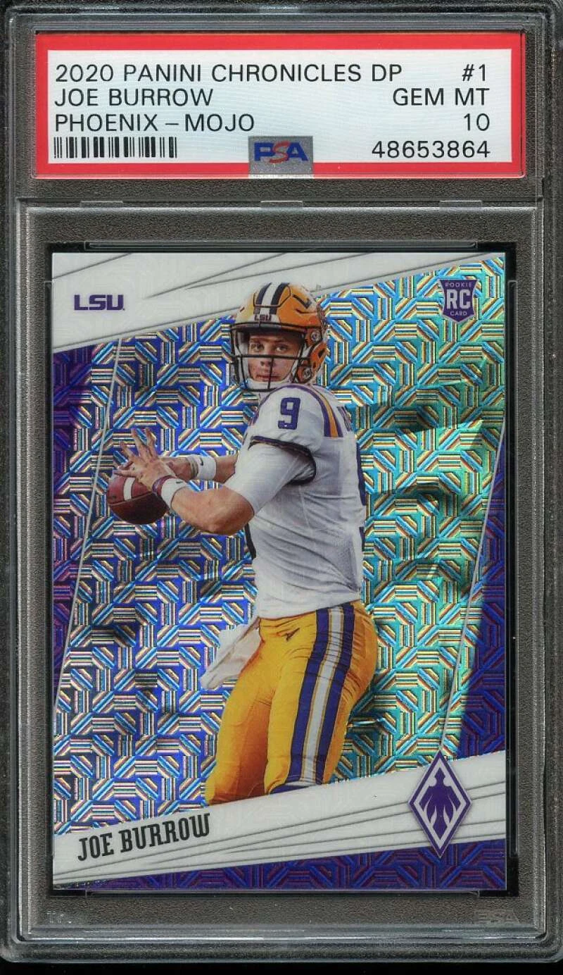 Joe Burrow Panini Chronicles Draft Picks Phoenix #1 Mojo
