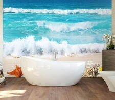 3D Red Starfish ZHU5459 Wallpaper Wall Mural Removable Self-adhesive Zoe