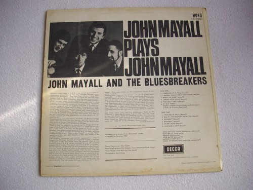 John Mayall – John Mayall Plays John Mayall LK 4680 ,LP Album, 1st UK MONO - Picture 2 of 8