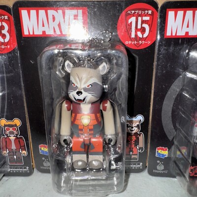 MARVEL STUDIOS BEARBRICK フィギュアセット 15体 Medicom 100% Bearbrck ~ Marvel Happy Lottery X-Men Be@rbrck All 20