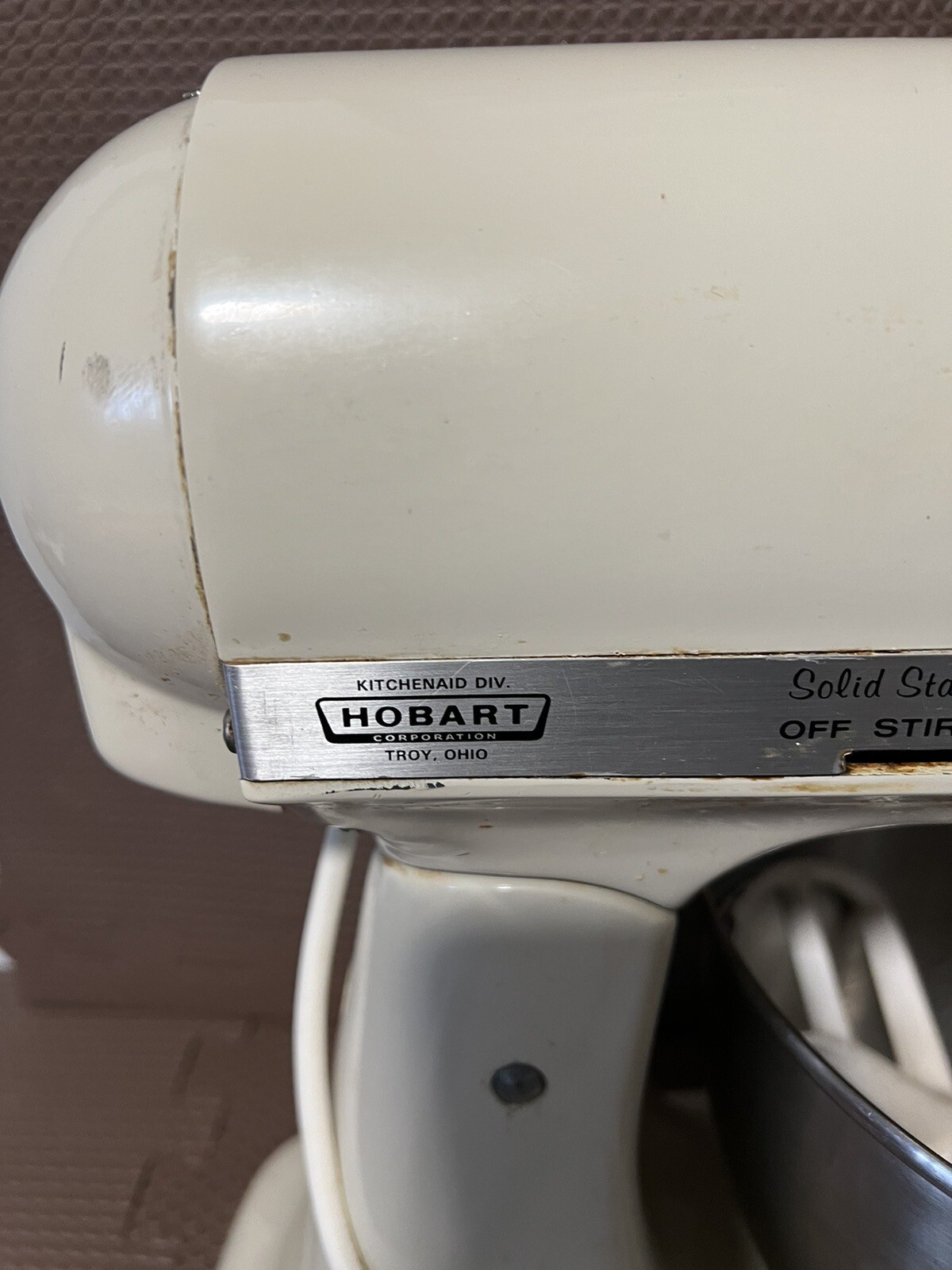 Vintage KitchenAid Mixer Hobart K45SS With Attachments Works eBay