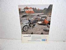 Vintage Harley-Davidson SX-175 Motorcycle Magazine Ad