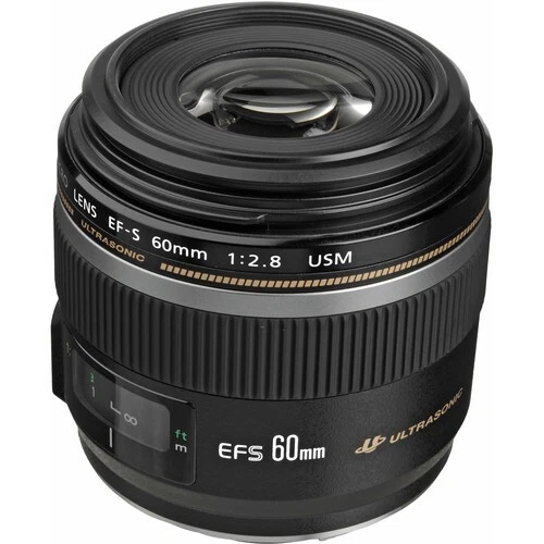 (Open Box) Canon EF-S 60mm f/2.8 AF USM Prime Macro Telephoto Lens #2 - Image 2 of 3