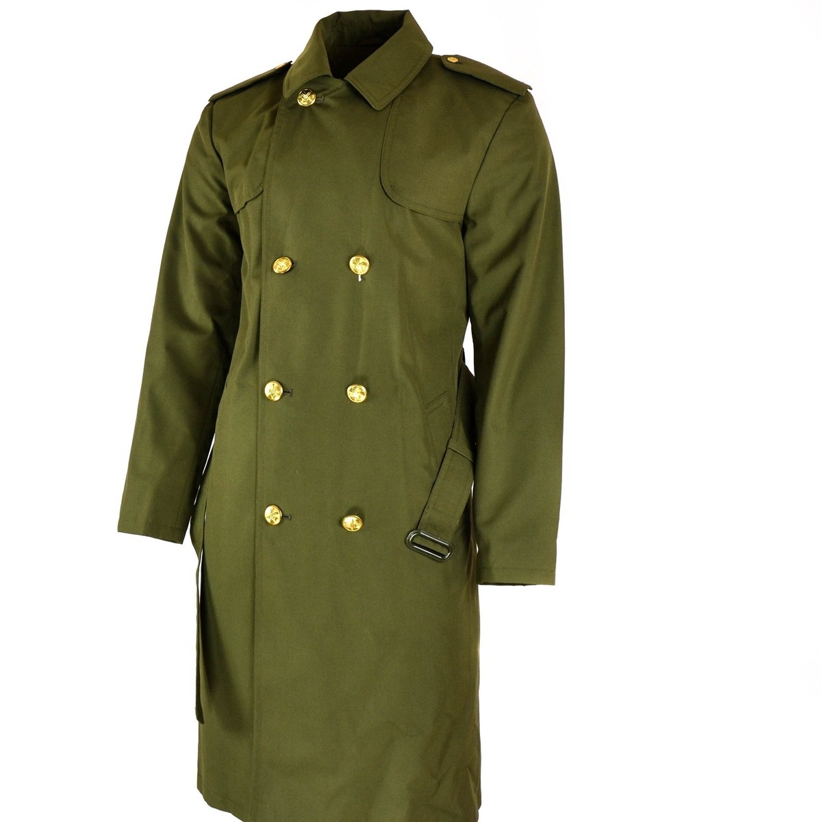 Genuine Czech army coat trenchcoat CZ military issue long raincoat