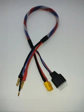 2s 24” XT60 RC Balance Charge Lead 4mm/5mm bullet Hi-Amp Venom 406 Protek