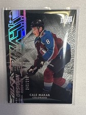 2019-20 Cale Makar Obsidian Rookies Upper Deck Black[240/299][#R-CM][Colorado]