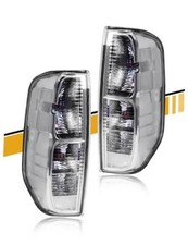 Tail Light Assembly Compatible with Nissan Driver and Passenger Side-Clear