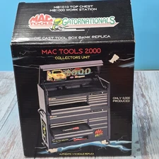 MAC Tools 1:12 Scale Toolbox Diecast Bank Gatornationals 2000