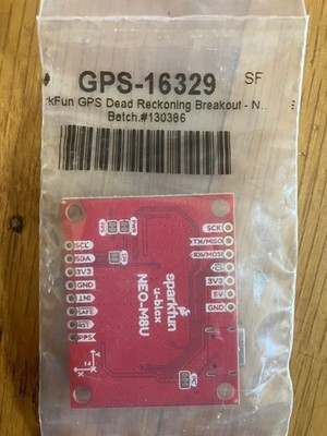 SparkFun GPS Dead Reckoning Breakout - NEO-M8U (Qwiic)