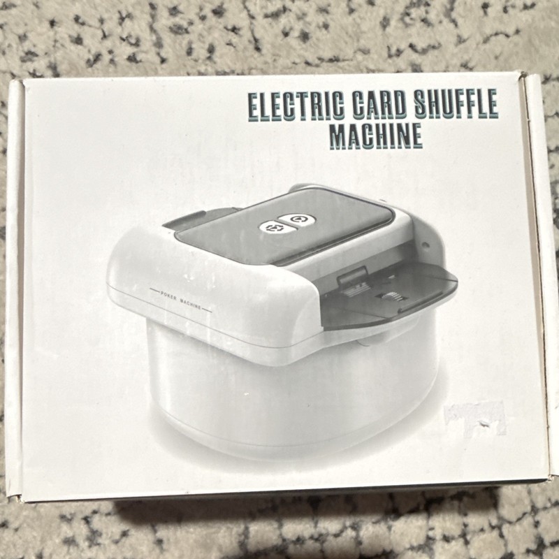 Automatic Electric Card Shuffle Machine for Poker Cards - Card Shuffler