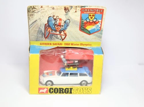 Corgi 499 Citroen Safari 1968 Winter Olympics In Original Box - Near Mint 1960s