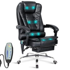 Massage Office Chair Gaming PC Computer Desk Executive Swivel Recliner Chairs