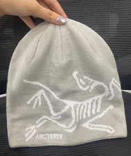 ON SALE - Arc'teryx Bird Head Toque Beanie Wool Ski Hat Ash Gray Winter NWT