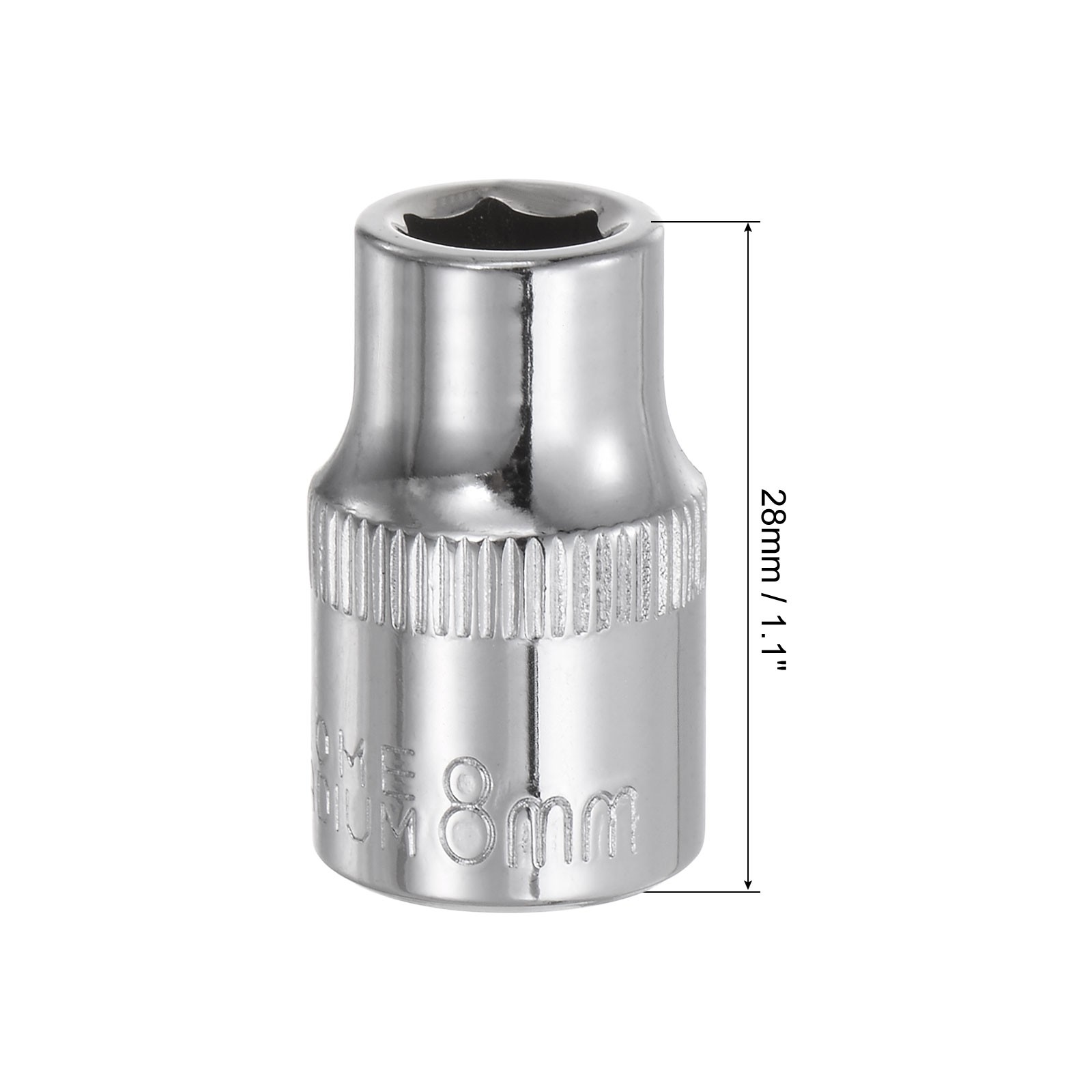 Shallow Scocket 2pcs 6-Point Shallow Socket 3/8