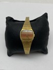 Women's Tissot Minimalistic Sunburst Dial Swiss Gold Plated Bracelet 22mm Watch — photo 1