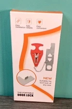 New Portable Security Door Lock Safety Tool Home Privacy Travel Hotel Room US