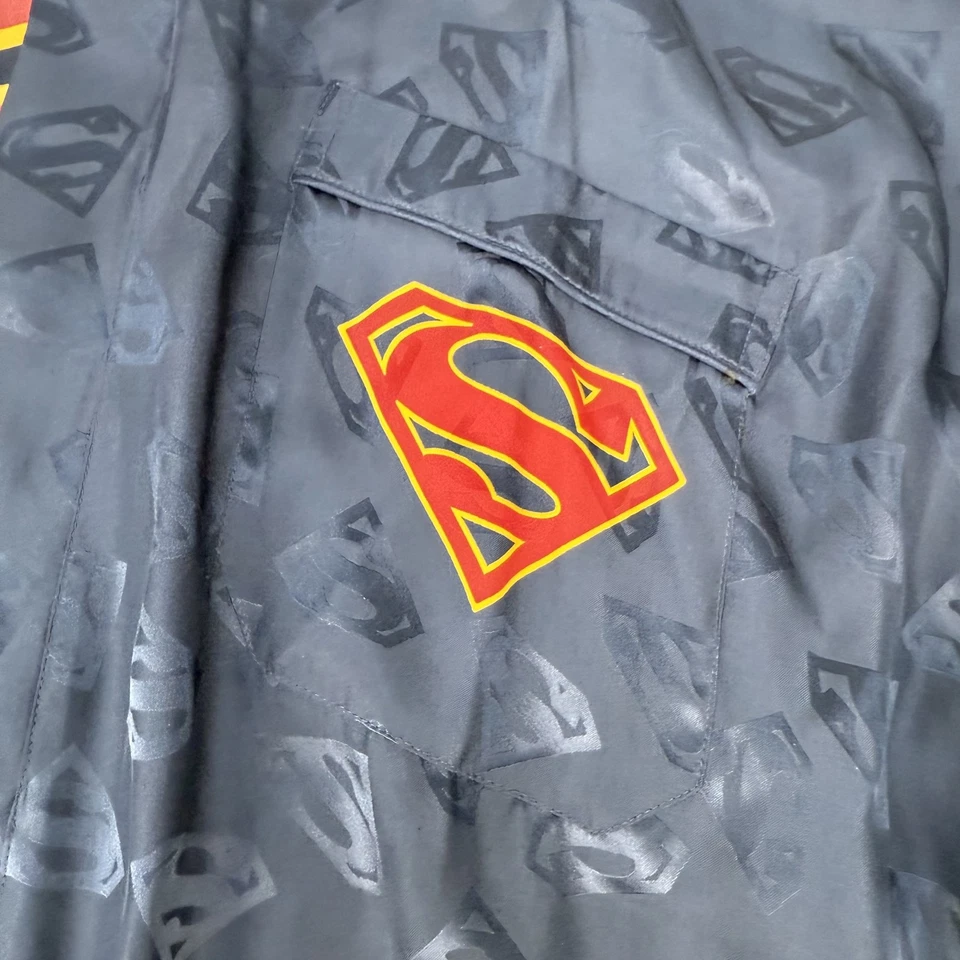 Bata de Superman de colección para hombre talla única seda DC Comics superhéroe 1999 años 90 Foto 4 de 4
