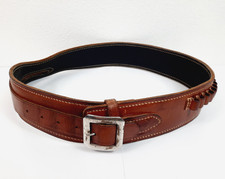 Vintage George Lawrence Co. Brown Leather Gun Belt 79 Size 38 M
