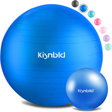 Exercise Ball, Extra Thick Yoga Ball for Workout Pregnancy Stability, 4 Sizes An