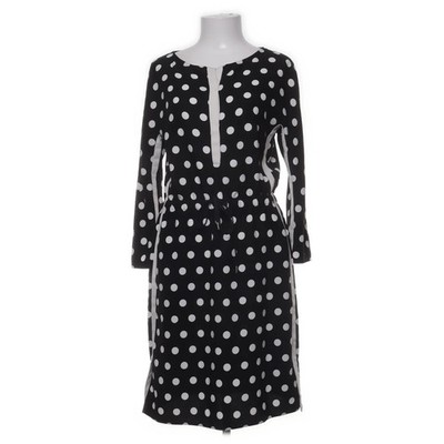 Vanilia, Kleid, Größe: 38, Jurk comfort crepe, Schwarz/Weiß #dxr