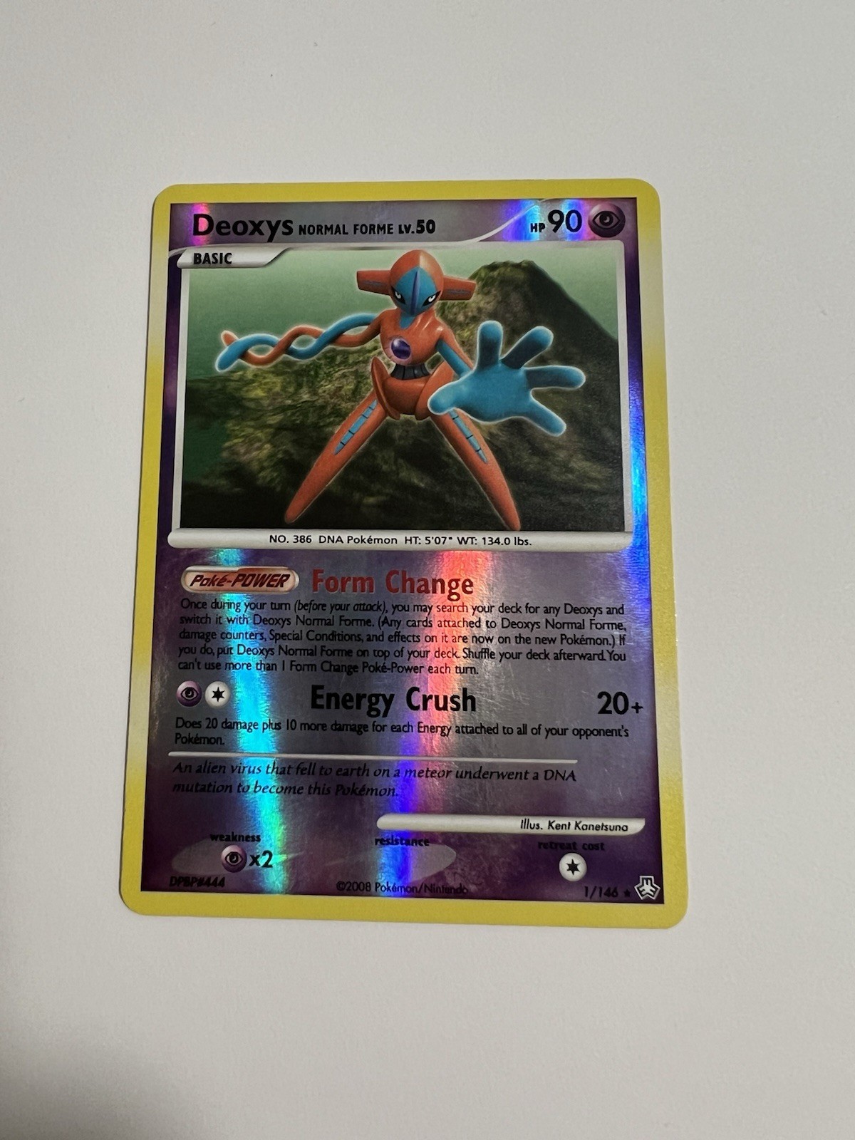 Pokémon - Deoxys Normal Forme 1/146 Legends Awakened - Reverse Holo Rare - NM