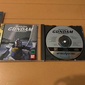 Sega Saturn Soft Mobile Suit Gundam 2 disc set #9d9aac