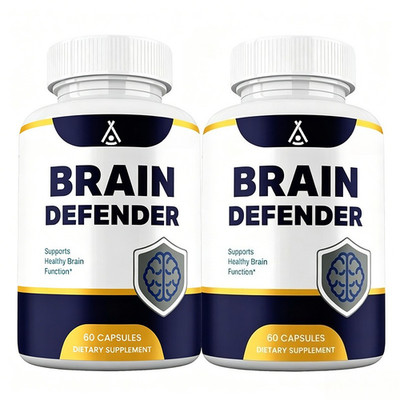 Brain Defender Capsules, Maximum Strength Pills Cognitive and Brain (2 Pack)