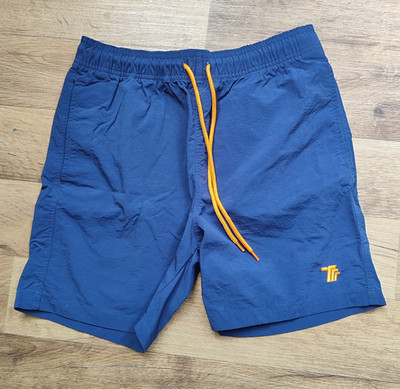 Outdoor Sports Herren Badeshorts Gr. S Blau/Orange Zugband Innenslip