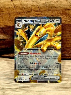 Pokemon Monetigo ex 139/182 Paradoxrift Deutsch NM 
