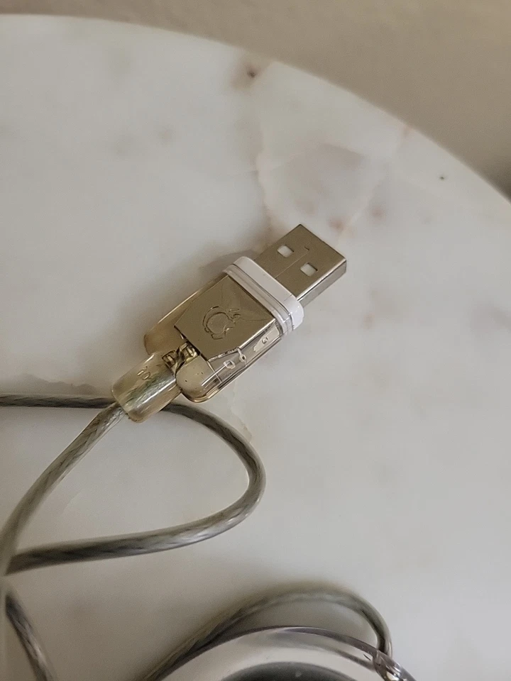 Apple Original OEM Wired USB Pro Mouse for Mac Clear/Black M5769 Tested Works - Image 2 of 4