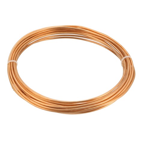 Refrigeration Tubing 2mm OD 1mm ID 16 Feet Length Copper Tubing Coil