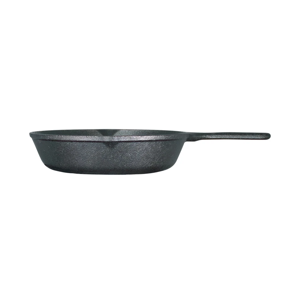 Lodge Seasoned Classic Cast Iron Skillet Frying Pan with Handle, Black - Image 3 of 4