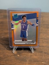 2021 Panini Chronicles Jalen Johnson Donruss Optic Draft Picks Bronze Prizm.