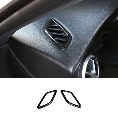 Dashboard Side Vent Overlay Cover For Benz GLA CLA 2013-2019 ABS Carbon Fiber