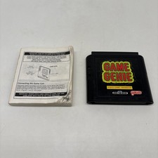Game Genie Video Game Enhancer (Sega Genesis, 1992) Tested W/ Damaged Book!
