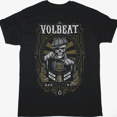 Volbeat Fight Black New Graphic Rock Band Tee Shirt Official Merch Top USA